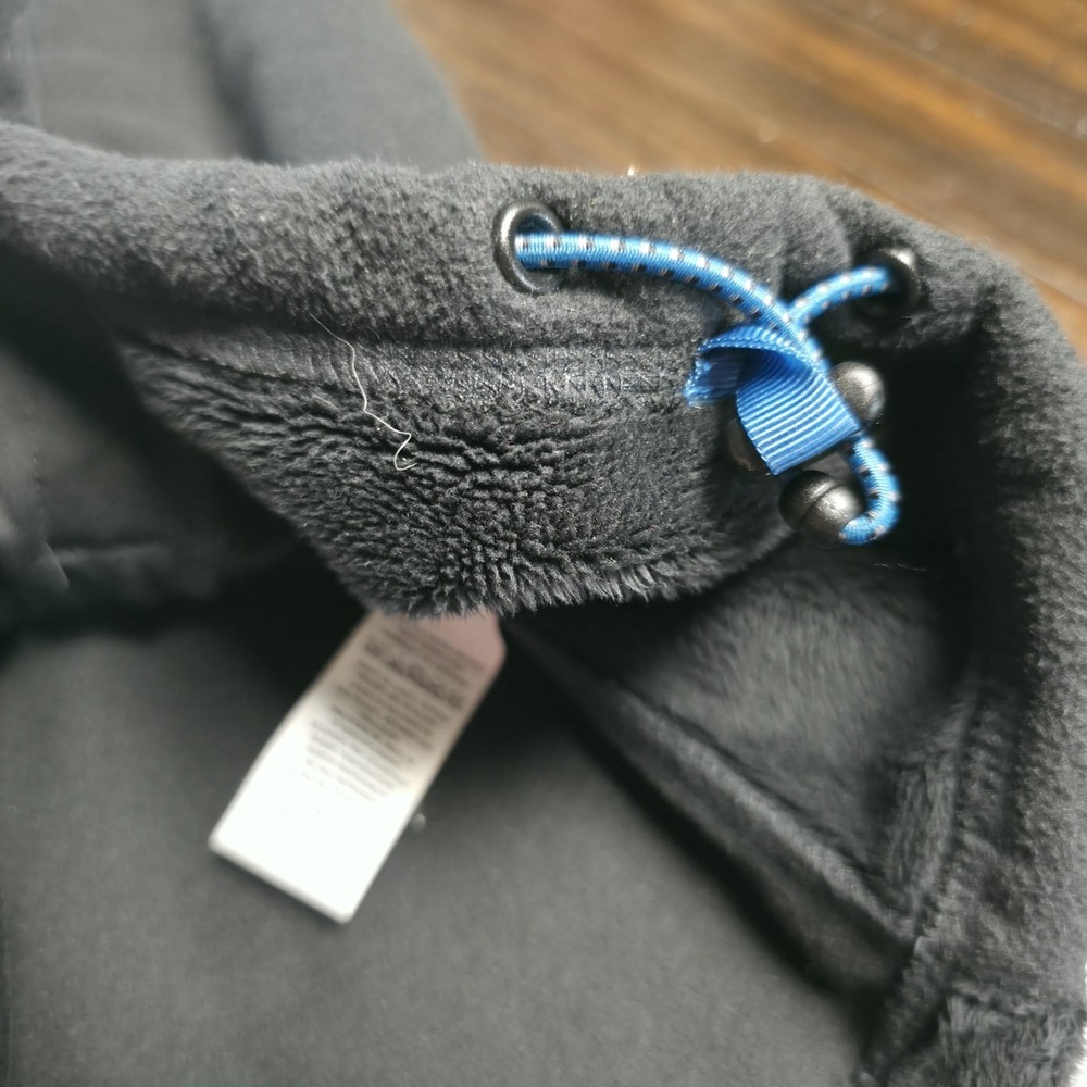 L.L. Bean Fleece Jacket Women 1X Black Full Zip Soft Plush Mock Neck Comfort - Picture 12 of 12